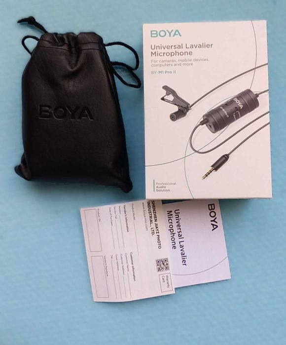 Професионални микрофони BOYA WMic5 - ултра комп. стрийм, подкаст, live