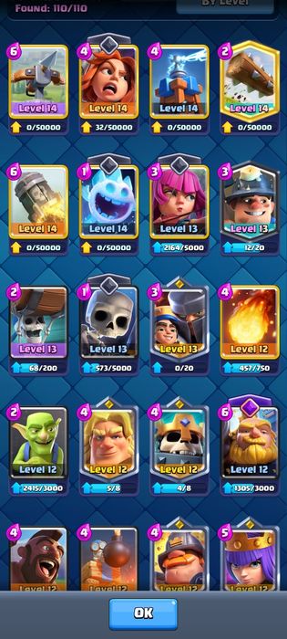 Топовый аккаунт Clash Royal