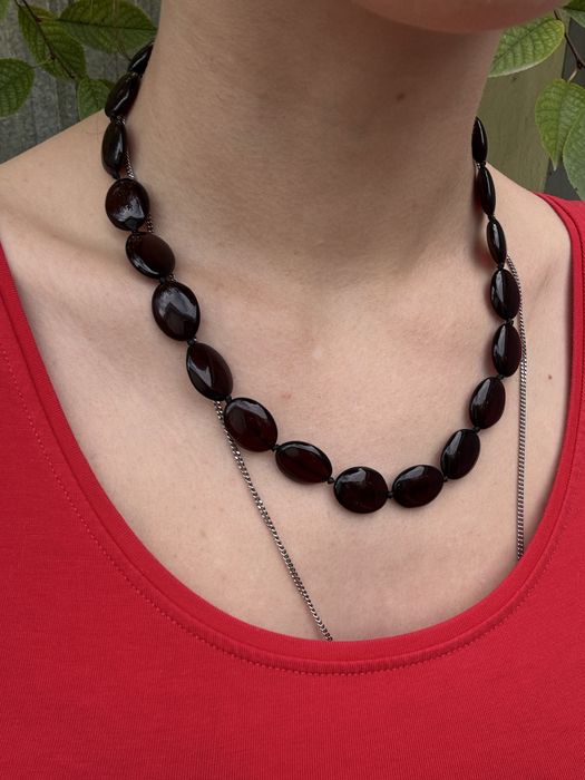 Янтарь вишнёвый натуральный