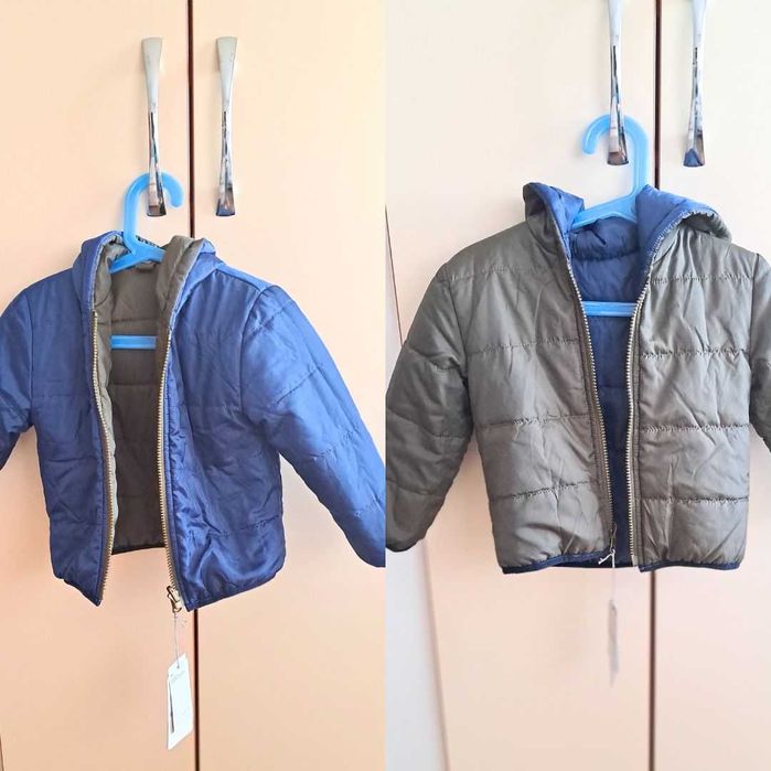 Двулицево Яке  Zadig & Voltaire (Задиг и Волтер) с етикет -  104 см.