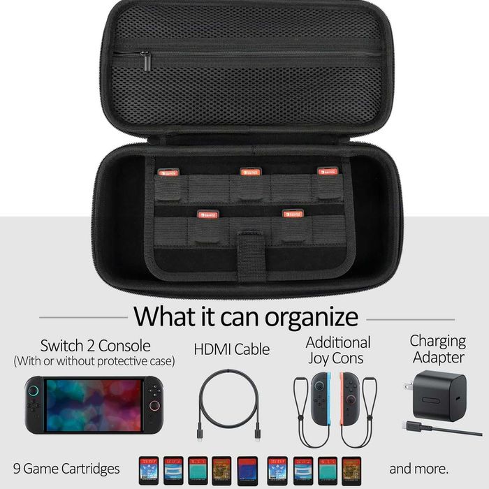 Husă transport andocabilă Nintendo Switch 2,accesorii 8-1,folie sticla