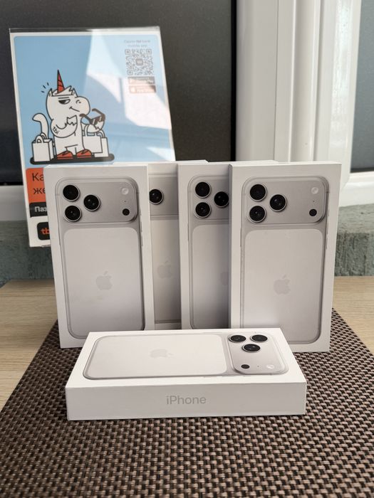 НОВ! 256Gb *ЛИЗИНГ* iPhone 17 Pro Max Silver / Гаранция Айфон