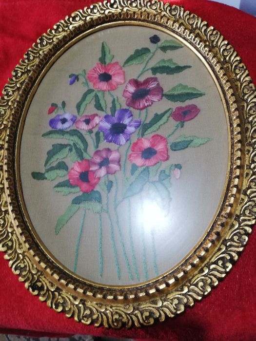 Гоблен с рамка позлатена 24к.вараг