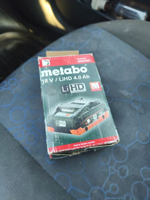 Vând acumulator metabo nou