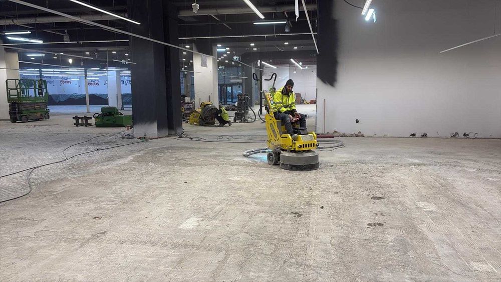 Slefuire si polishare beton buciardare pregatire suport