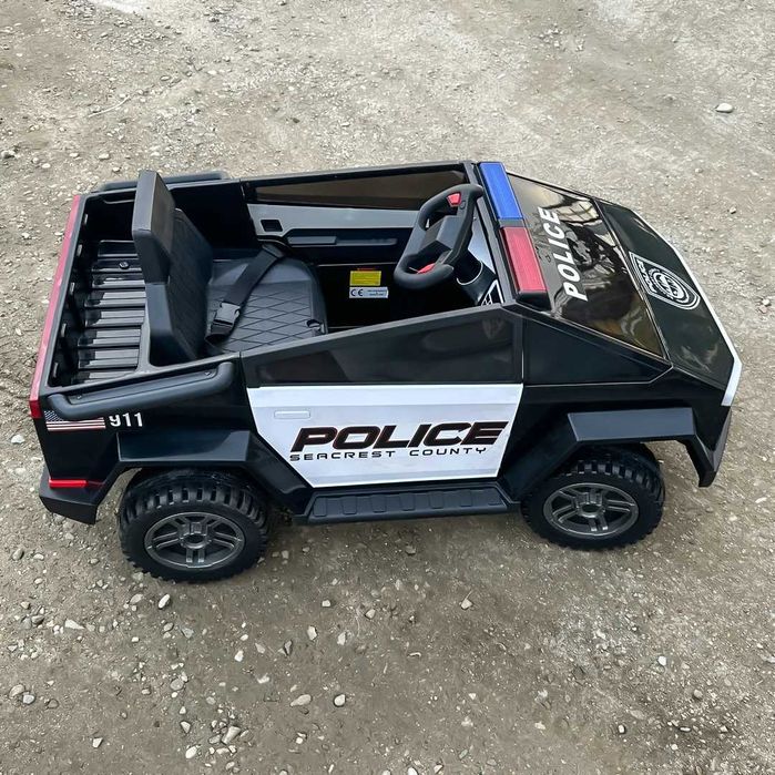 Детска Акумулаторна Кола POLICE BJ2102, 90W, 12V/7Ah, R/C 2.4