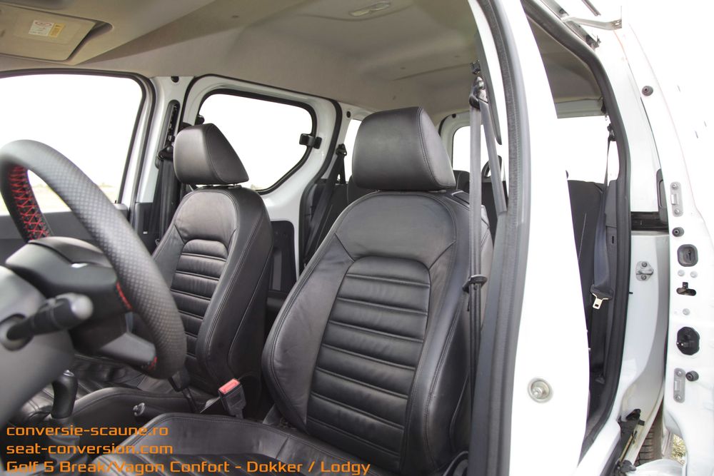 Sistem adaptare scaune de VW Scirocco pe Lodgy Dokker