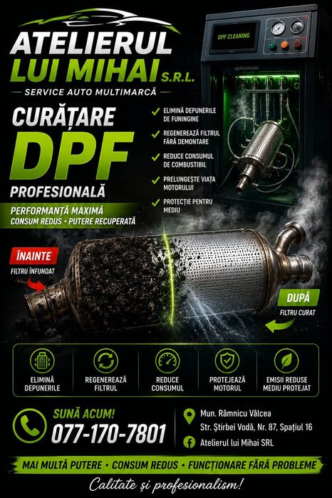 Curatare filtre de particule dpf