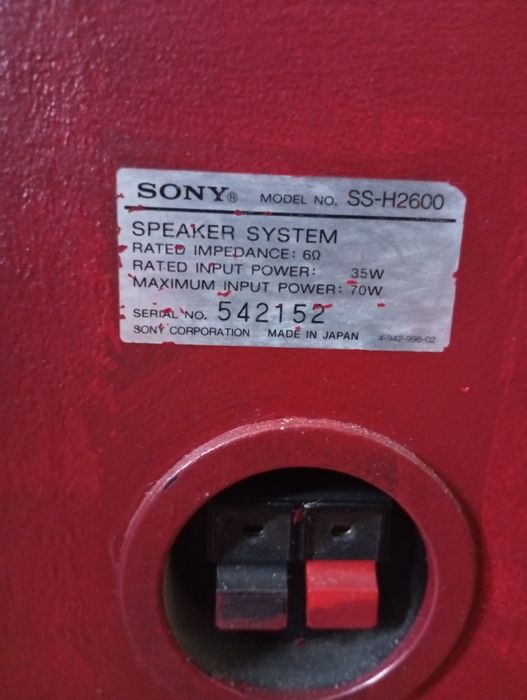 Boxe Sony - 3 căi - Made in Japan