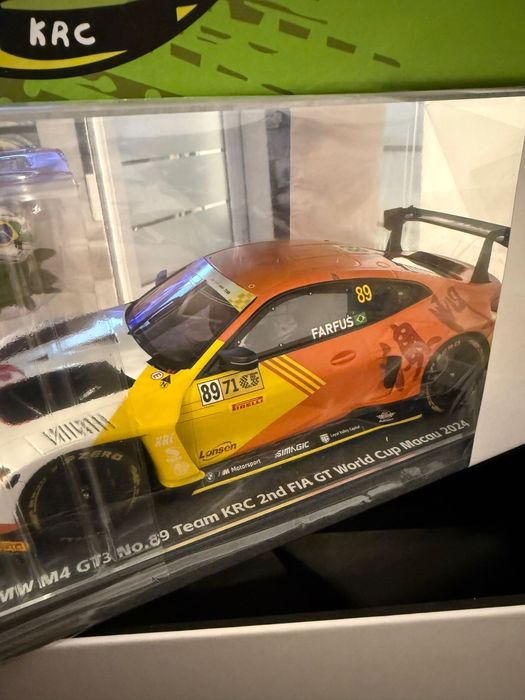 Macheta 1:18 Spark BMW M4 GT3 No.89 Team KRC 2nd FIA GT World Cup Macau 2024 Augusto Farfus Limited 100 Noua