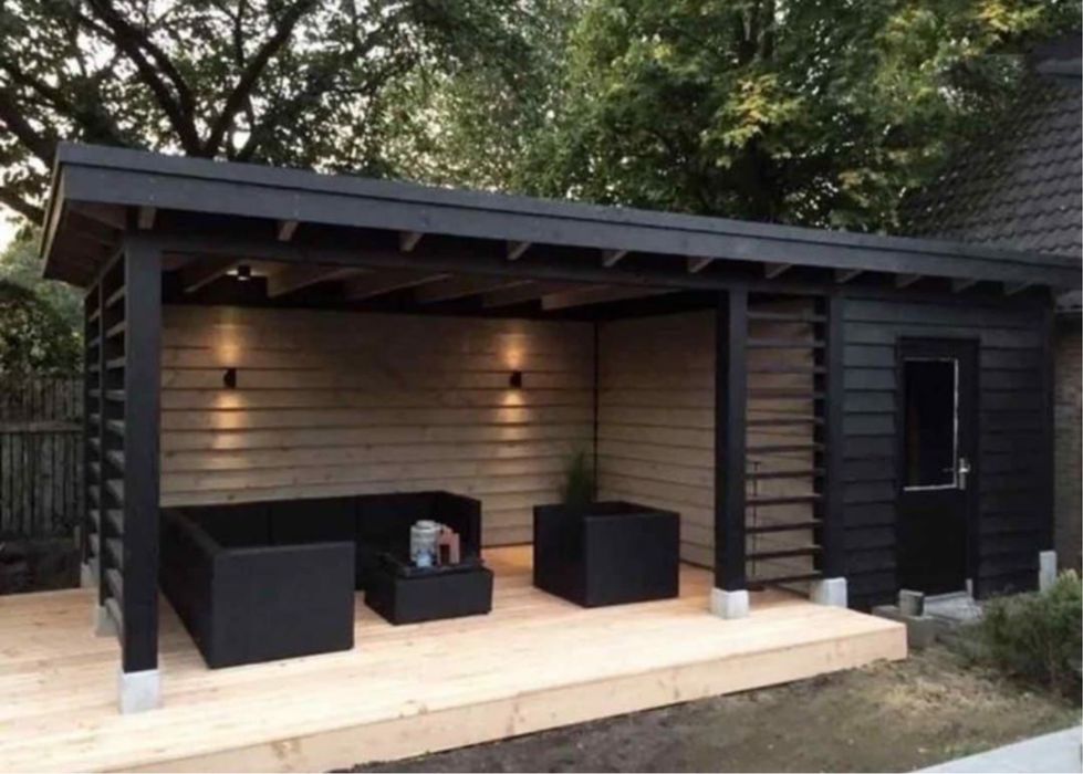 Foisoare si terase din lemn rustic la super pret