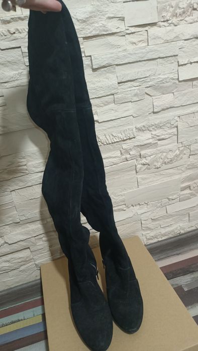 Cizme dama piele întoarsă