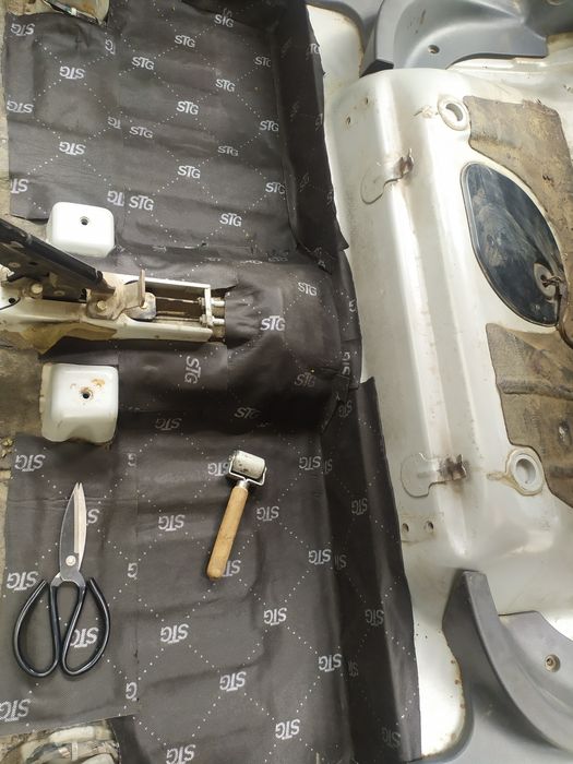 Реставрация сиденья чехол линолеум мастерский