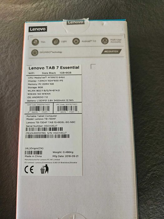 Lenovo Tab 7 essential