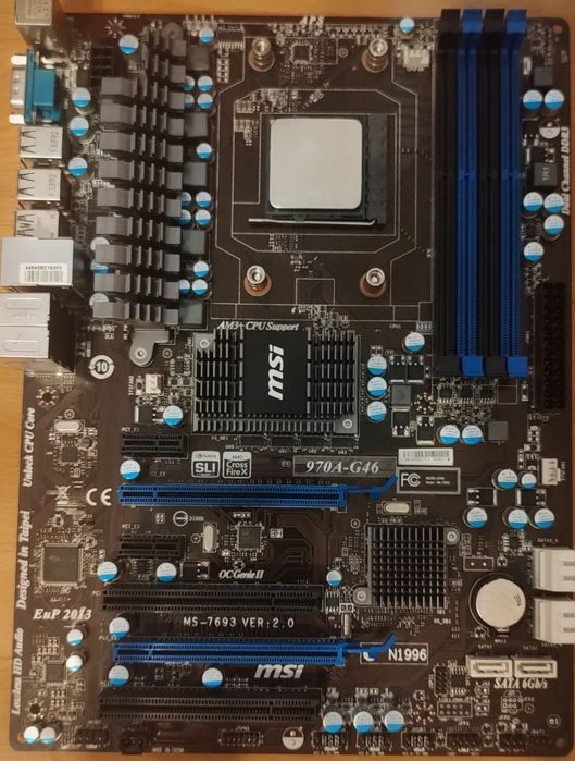 CPU AMD FX-8320 + Motherboard MSI 970A-G46 + răcire Thermaltake Contac Silent12