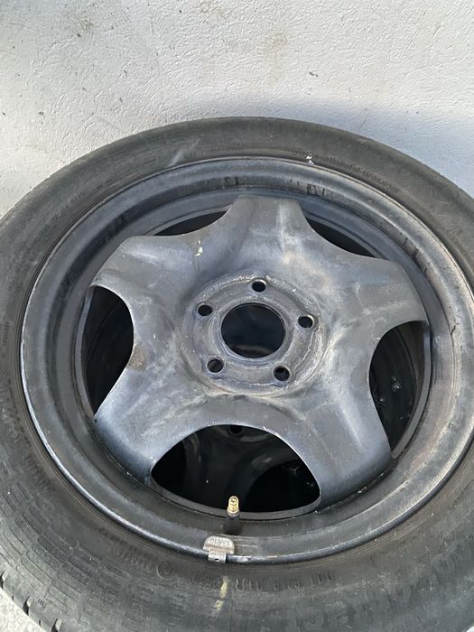 Jante structurate 5x114.3 si anvelope 195/55 R16 senzori TPMS