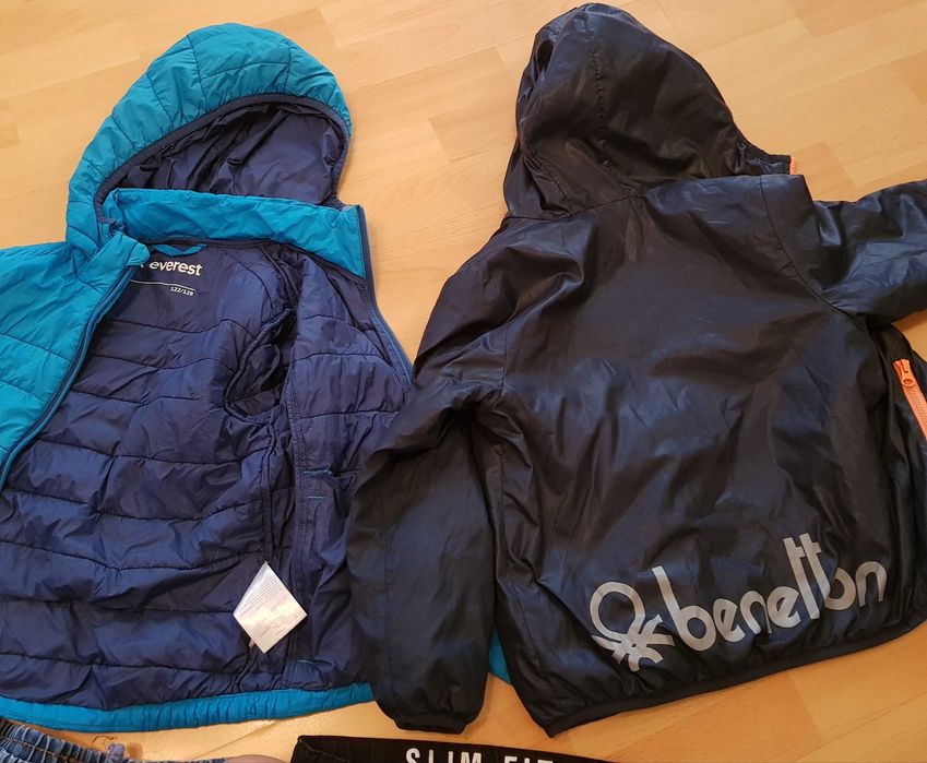 Lot haine copii 7buc, 116-122 cm 5/6 ani