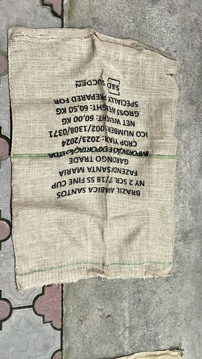 Джутовые мешки от кофе