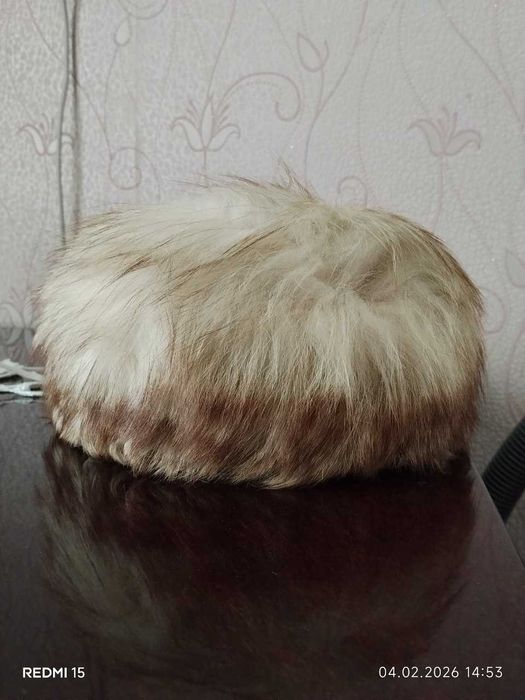 Женская шапка из песца