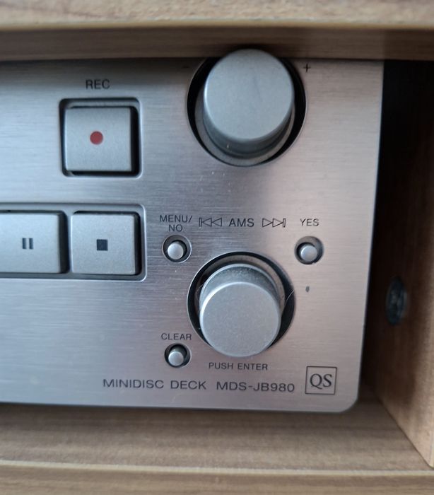 Sony minidisc deck