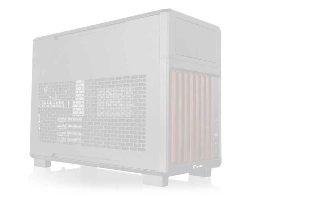 Компютърна кутия Thermaltake TR200 WS Wood Еdition BLACK/WHITE