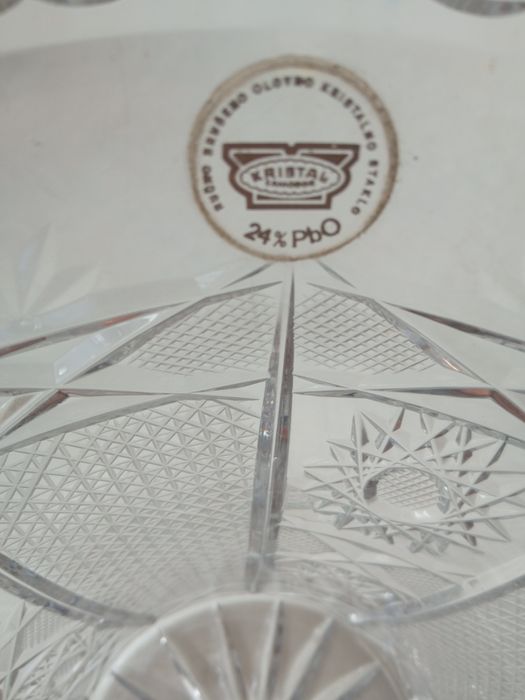 Ваза хрустальная