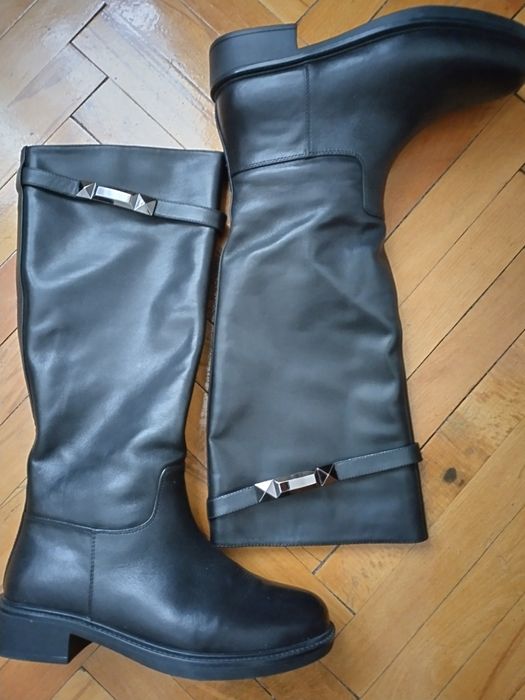 Италиански ботуши от естествена кожа