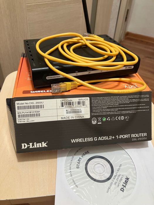 Маршрутизатор D-Link DSL-2600U