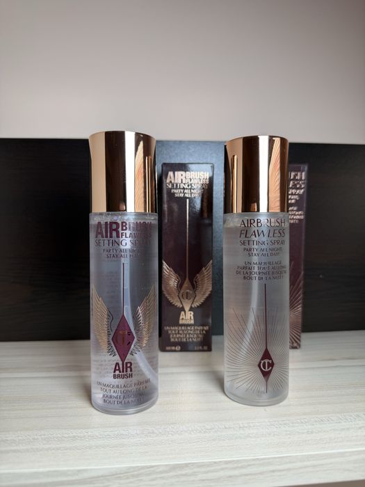 Charlotte Tilbury Airbrush Flawless фиксиращ спрей за грим Setting Spray 100 мл оригинален праймър, Шарлот Тилбъри waterproof 16 часа, нов/стар дизайн