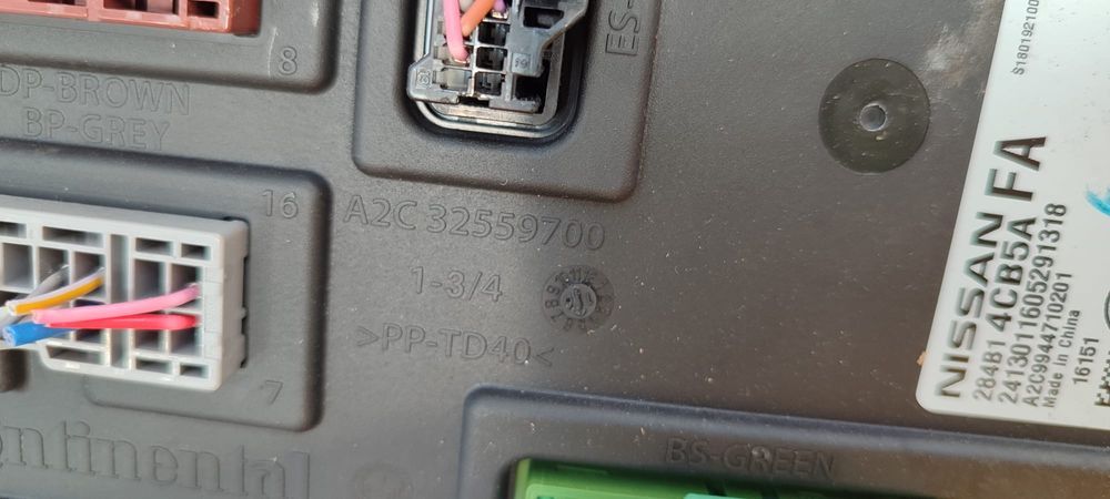MODUL BCM / CALCULATOR CONFORT NISSAN X-TRAIL T32 2017 / 2014–2021 COD OEM 284B14CB5A / 284B1 4CB5A (5G2)