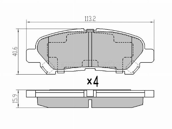Колодки тормозные Toyota Highlander