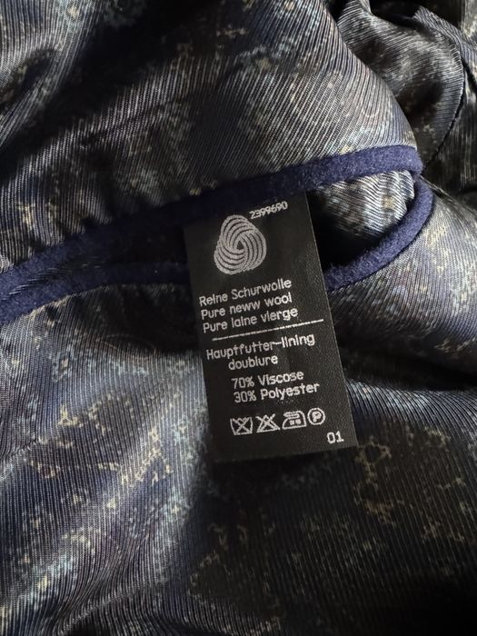 Sacou lână pură virgină 100% Loro Piana, mărime XL.