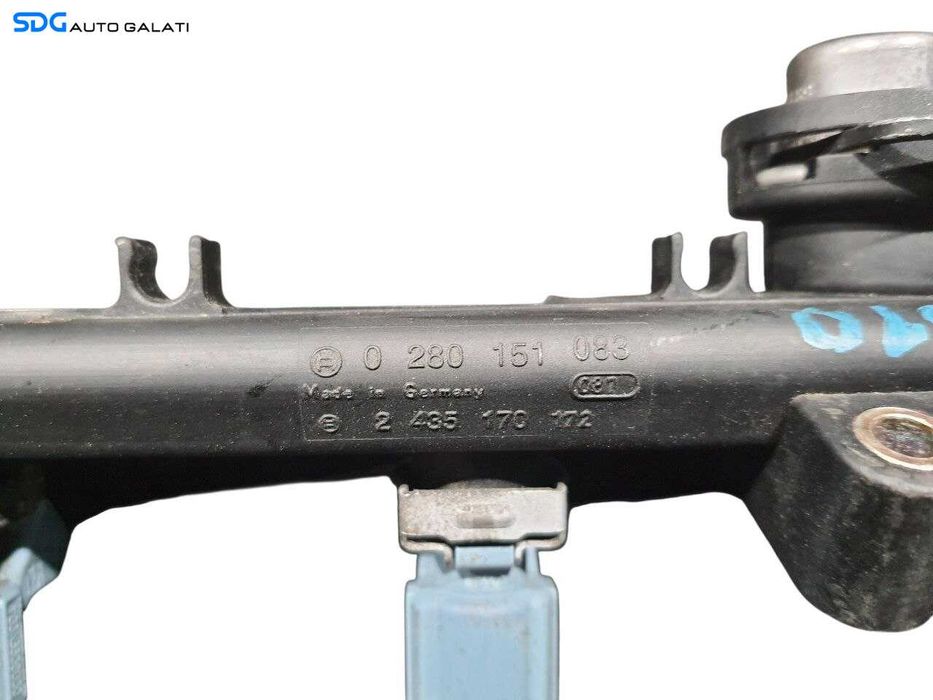 Rampa Injectoare cu Injectoare Smart Fortwo 0.8 Benzina 1998 - 2006 Cod A1600700295 0280151083 2435170172 0003099V004 [N3860]