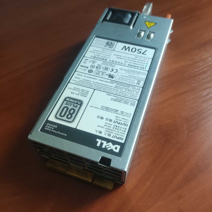 Cерверный блок питания DELL 750W