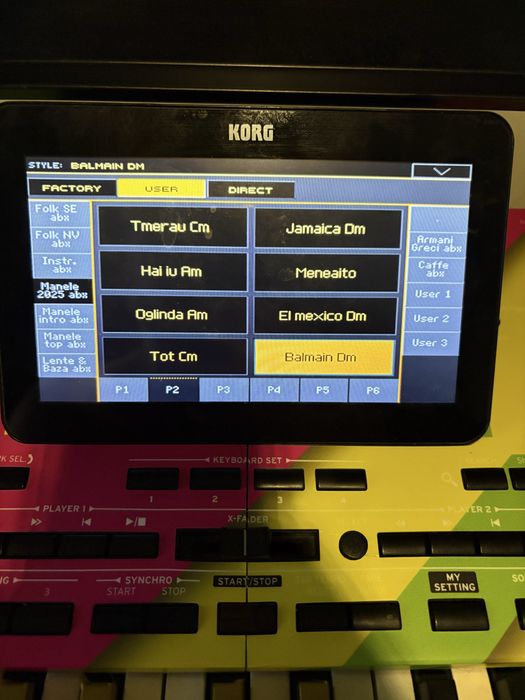 Set korg pa4x Pa100/Pa 3x ritmuri noi automat si manual 2025