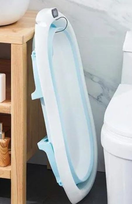 Сгъваема бебешка  вана с термометър