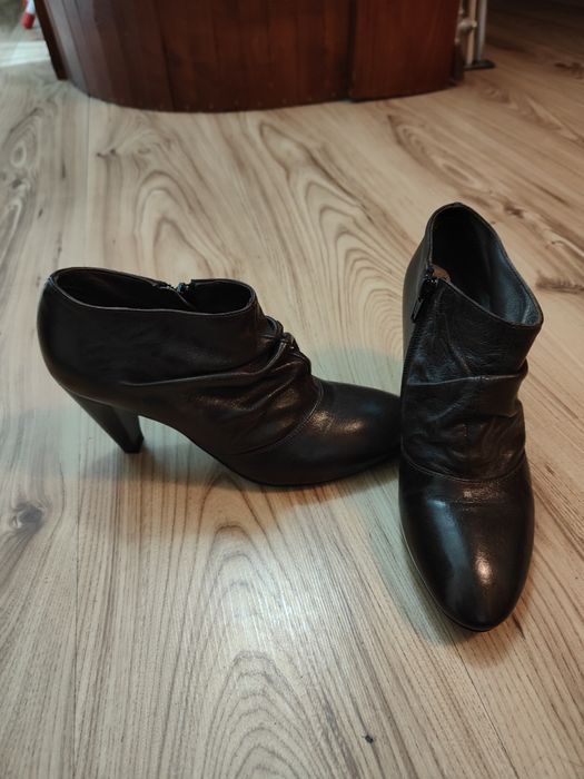 Botine Minelli piele naturala maro