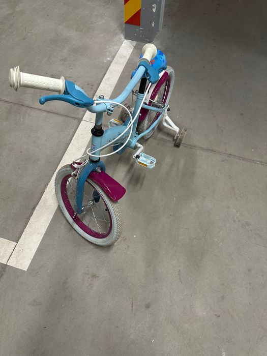 Детски велосипед, Замръзнало кралство, с помощни колела, 14 инча