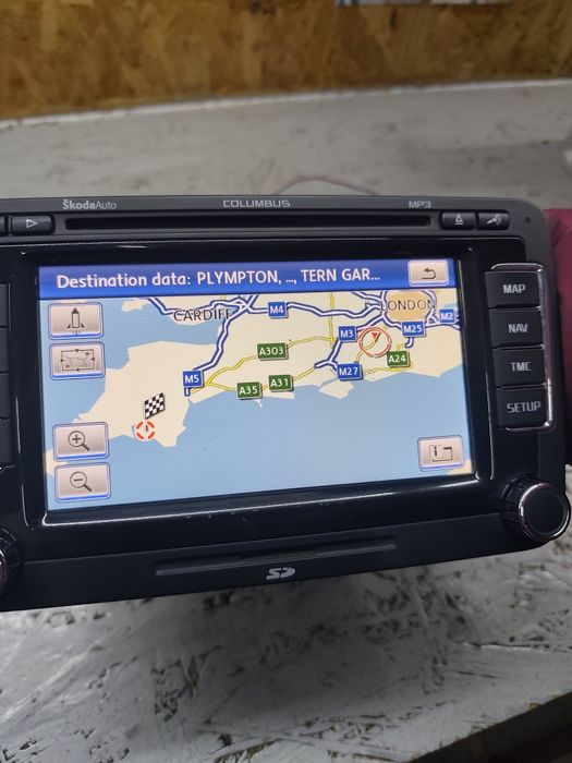 CD Dvd navigatie auto Rns 510 columbus hdd 20gb Passat Skoda