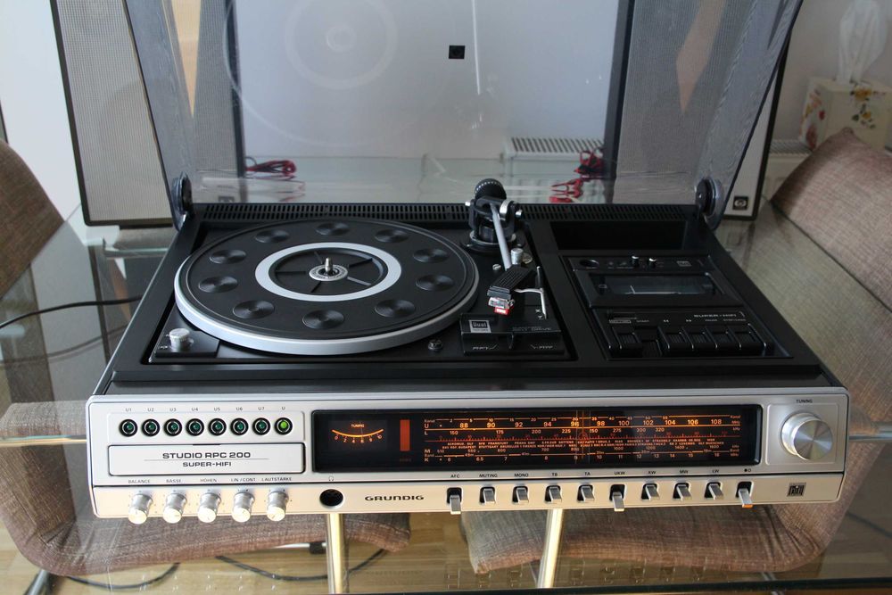 Grundig RPC 200 cu pick-up Dual 1236 complet revizuit.