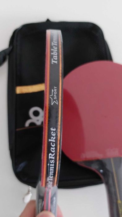 Хилки 2бр за тенис на маса 6 звезди + калъф за тях, дълги дръжки, НОВИ