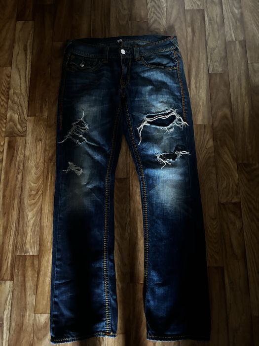 True religion джинсы MEGA QT distressed