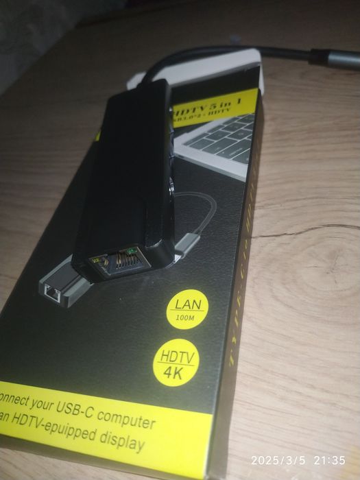 Usb 3, Type-c Lan переходник