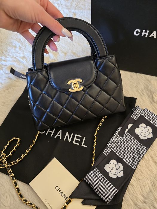Налична чанта Chanel Kelly 23K Black