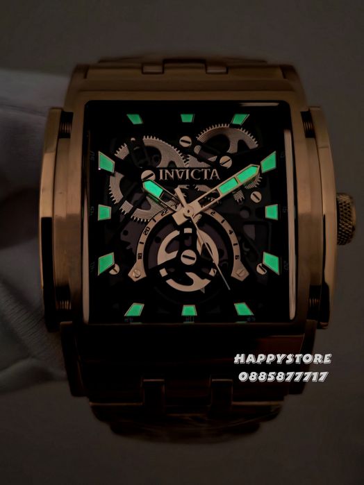 INVICTA Powertrain Gold 47 mm, Инвикта нов мъжки часовник