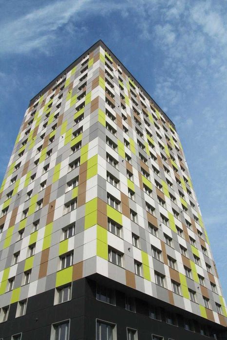 Фасад под ключ АКП HPL алюкобонд цена за м2 монтаж и поставка