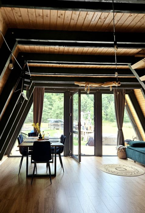 Cabana A-frame Valea Drăganului cu ciubăr