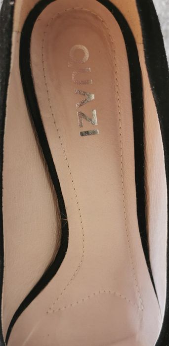 Pantofi piele întoarsă stiletto nr. 39