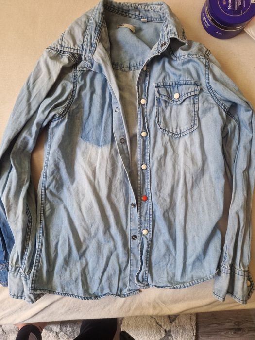 Две детски дънкови ризи