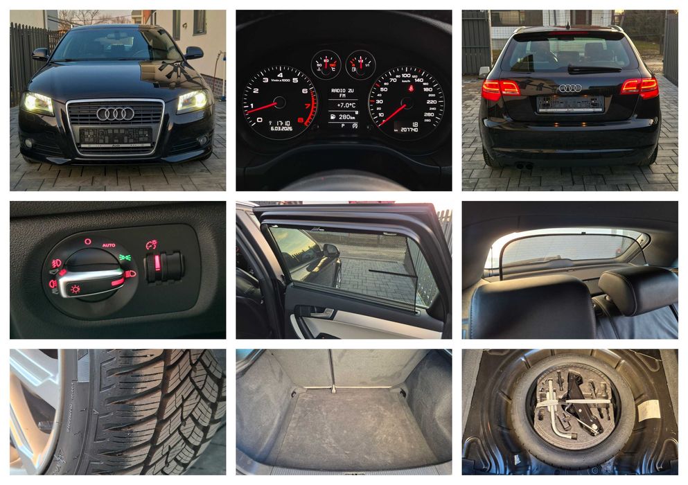 Audi A3 Sportback, S line, Deosebit, 1.4 TFSI, 125 CP, Automat, Euro 5